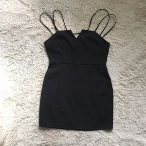 **worn once** REVOLVE Black Mini Party Dress